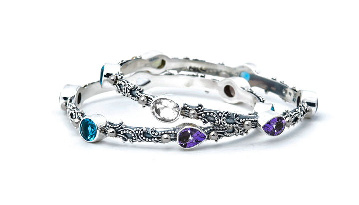 Kirsten Mixed Stone Bangle