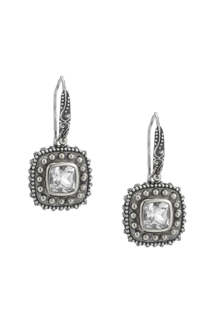 Tiffany Square Beaded Earrings