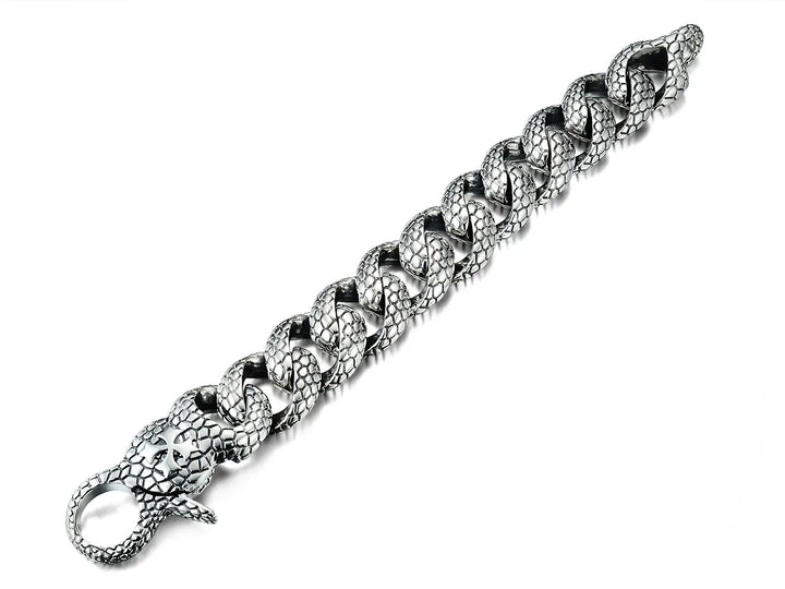 Large Curb Chain Bracelet