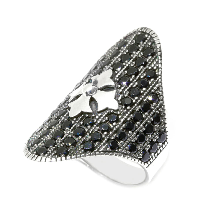 Gemstone Pave Medium Knuckle Ring