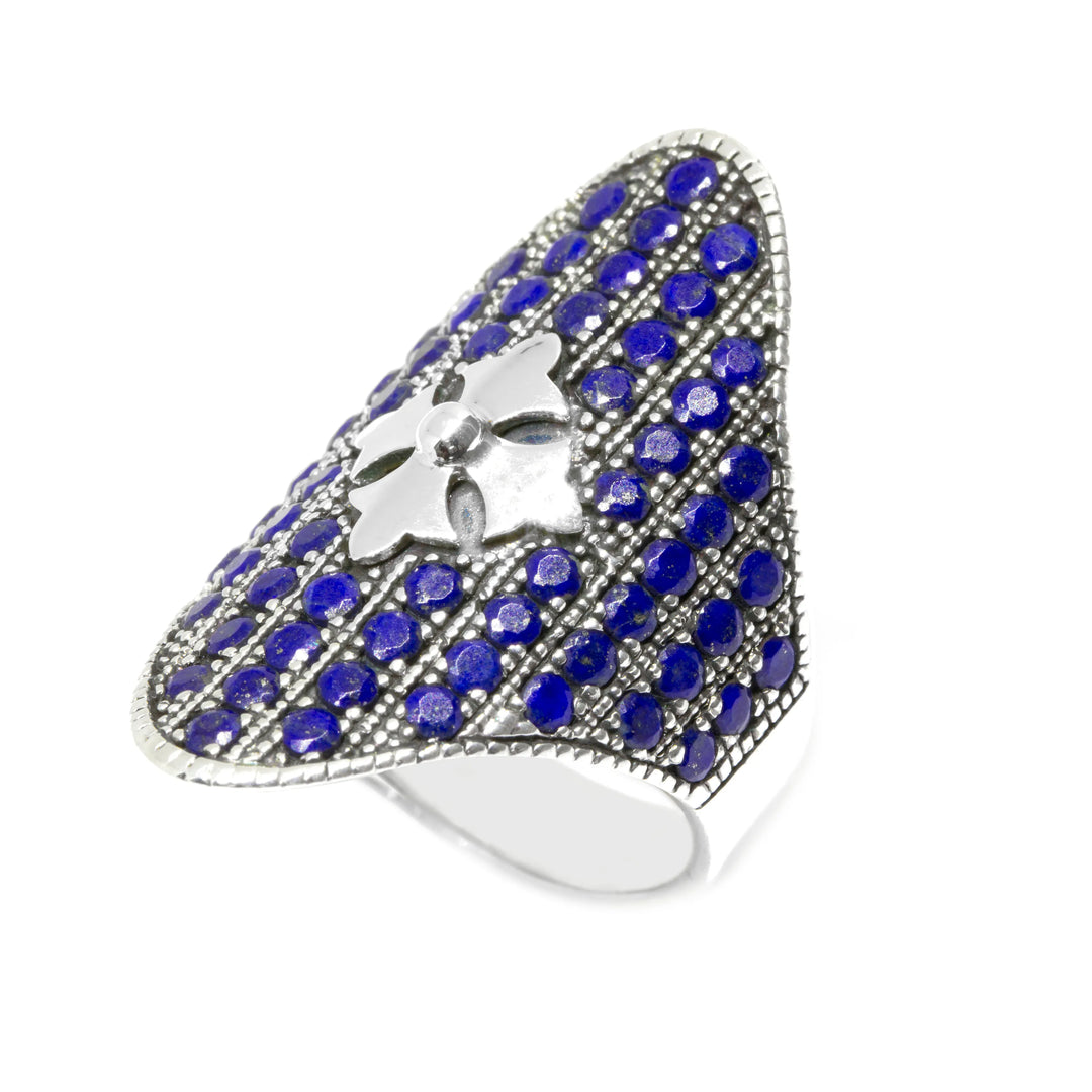 Gemstone Pave Medium Knuckle Ring