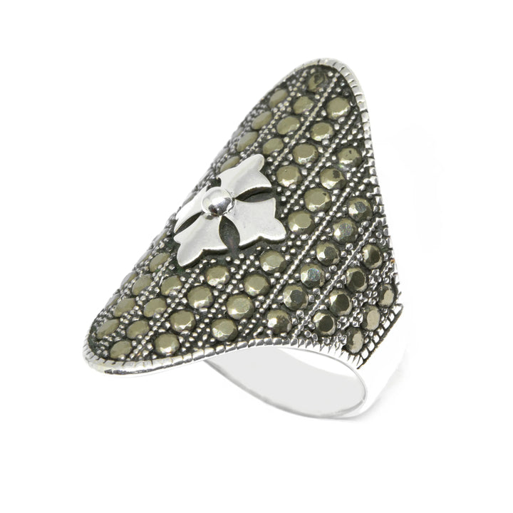 Gemstone Pave Medium Knuckle Ring